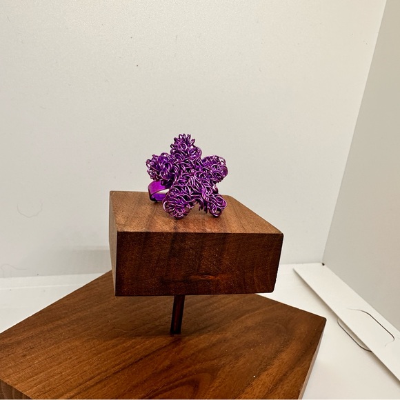 Jewelry - Purple Floral Statement Ring